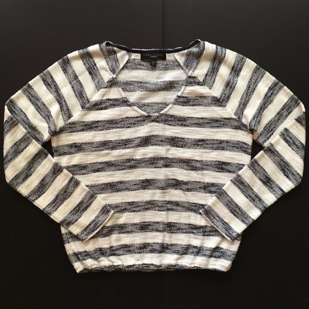 Sanctuary Navy & White Striped Sweater